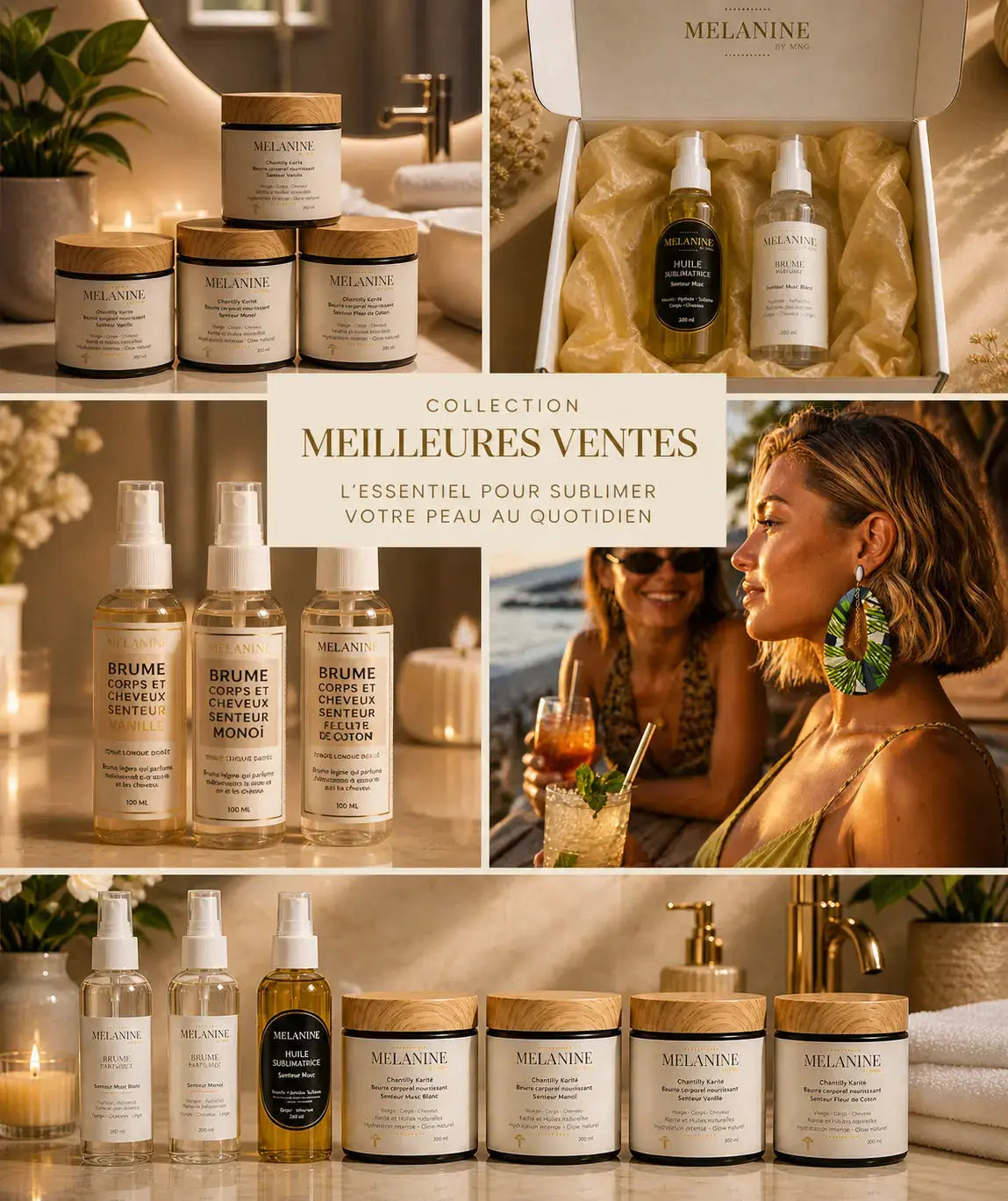Meilleures ventes cosmétiques naturels MELANINE by MNG 